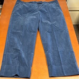Elegant Navy Corduroy Trousers